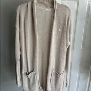 Abercrombie & Fitch Women's Beige Cardigan